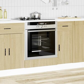 Ovenkast &quot;Porto&quot; bewerkt hout sonoma eikenkleurig 3