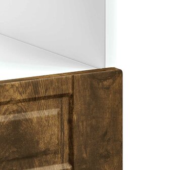 Ovenkast &quot;Porto&quot; bewerkt hout gerookt eikenkleurig 8