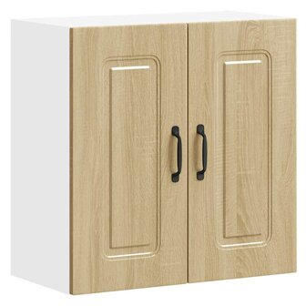 Keukenwandkast Kalmar bewerkt hout sonoma eikenkleurig 2
