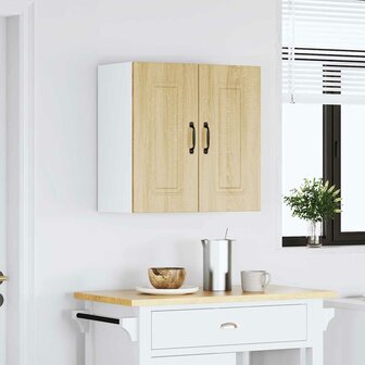 Keukenwandkast Kalmar bewerkt hout sonoma eikenkleurig 4