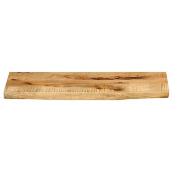Tafelblad met natuurlijke rand 70x20x3,8 cm massief mangohout 3