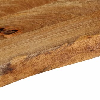 Tafelblad met natuurlijke rand 60x20x2,5 cm massief mangohout 7