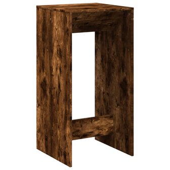Bartafel 51x50x103,5 cm bewerkt hout gerookt eikenkleur 6