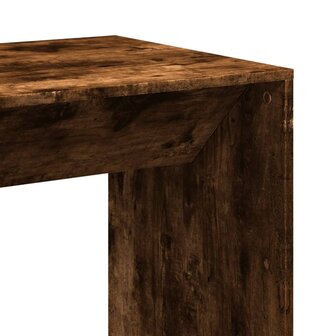 Bartafel 51x50x103,5 cm bewerkt hout gerookt eikenkleur 7