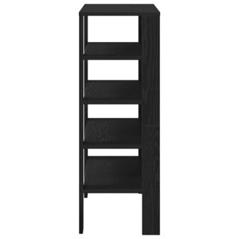 Schoenenrek 61x32x87,5 cm bewerkt hout zwart 5