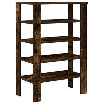 Schoenenrek 61x32x87,5 cm bewerkt hout gerookt eikenkleurig 6