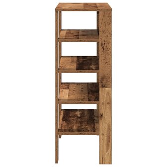 Schoenenrek 61x32x87,5 cm bewerkt hout oud houtkleurig 5