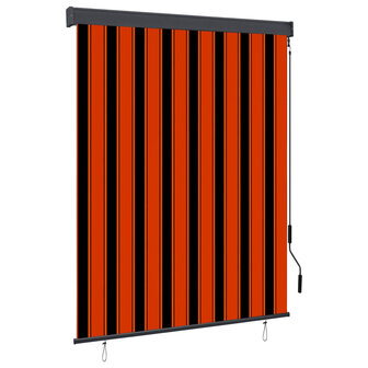 Rolgordijn voor buiten 140x250 cm oranje en bruin 1