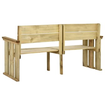 Tuinbank 172 cm ge&iuml;mpregneerd grenenhout 4