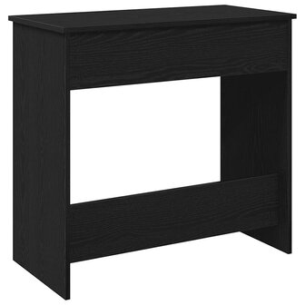 Bureau 80x40x75 cm bewerkt hout zwart 7