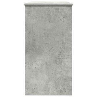 Bureau 80x40x75 cm bewerkt hout betongrijs 6