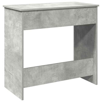Bureau 80x40x75 cm bewerkt hout betongrijs 7