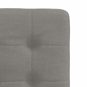 Eetkamerstoelen draaibaar 2 st stof taupe 7