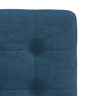 Eetkamerstoelen 2 st stof blauw 7