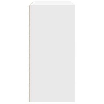 Boekenkast 31x24x52 cm bewerkt hout wit 6
