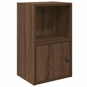 Boekenkast 31x24x52 cm bewerkt hout bruin eikenkleurig 2