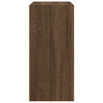 Boekenkast 31x24x52 cm bewerkt hout bruin eikenkleurig 6