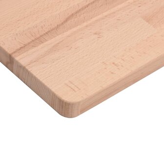 Tafelblad rechthoekig 60x40x1,5 cm massief beukenhout 6