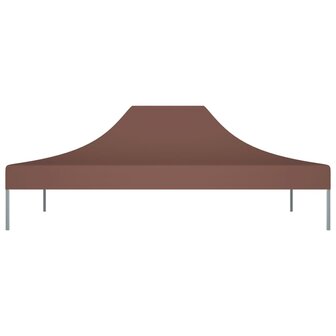 Partytentdak 270 g/m&sup2; 4,5x3 m bruin 3