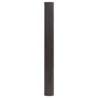 Vloerkleed rechthoekig 60x300 cm bamboe donkerbruin 3