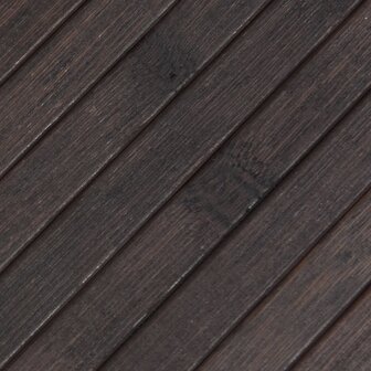 Vloerkleed rechthoekig 60x300 cm bamboe donkerbruin 7