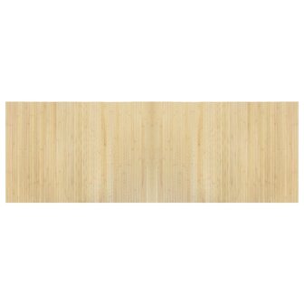 Vloerkleed rechthoekig 70x200 cm bamboe lichtnaturel 2