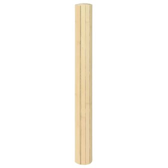 Vloerkleed rechthoekig 70x200 cm bamboe lichtnaturel 3