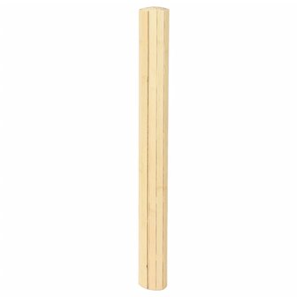 Vloerkleed rechthoekig 80x200 cm bamboe lichtnaturel 3