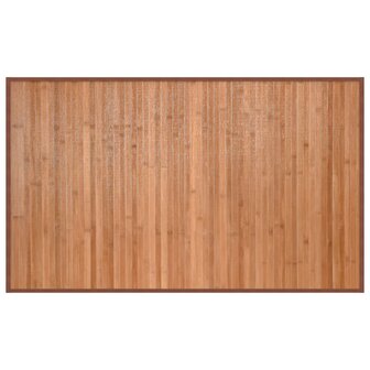 Vloerkleed rechthoekig 60x100 cm bamboe naturel 2