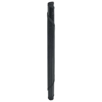 Vloerkleed rond 60 cm bamboe zwart 3