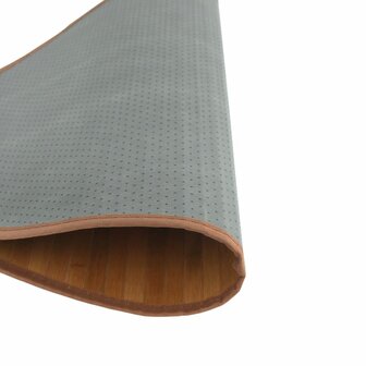 Vloerkleed rond 60 cm bamboe naturel 5