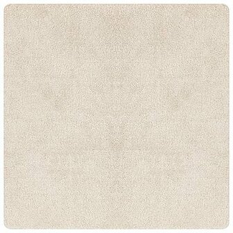 Pluizige Tapijt Hoge Stapel Cr&egrave;me 120x120 cm PP 2