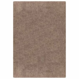 Shaggy Tapijt met Latex Achterkant Bruin 80x150 cm 2