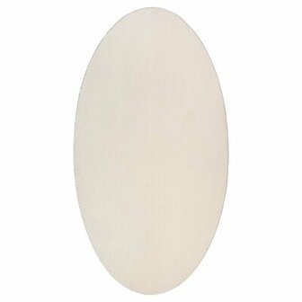 Vloerkleed &quot;HUARTE&quot; Beige 80x150 cm Ovaal 2