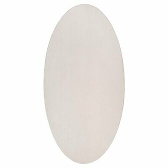 Vloerkleed &quot;HUARTE&quot; Sand 80x150 cm Ovaal 2