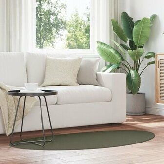 Vloerkleed &amp;apos;HUARTE&amp;apos;Korte Pool Zacht en Wasbaar Bosgroen 80x150 cm 1