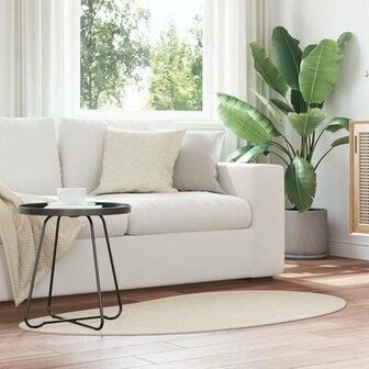 Area Vloerkleed Beige 80x150 cm Polyester Antislip 1
