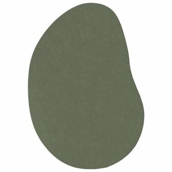 Vloerkleed Bosgroen 80x150 cm Polyester Antislip 2