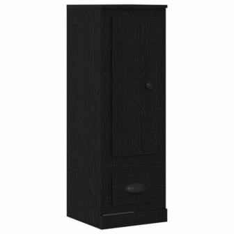 Hoge kast 36x35,5x103,5 cm bewerkt hout zwart eikenkleurig 2