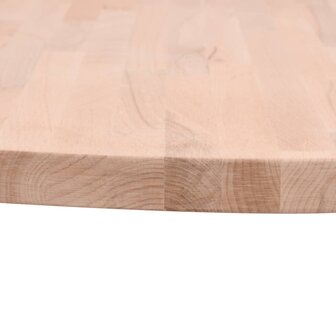 Tafelblad rond &Oslash;40x1,5 cm massief beukenhout 3
