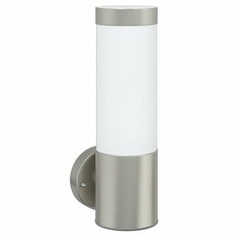 Buitenwandlamp IP44 roestvrijstaal zilverkleurig 2