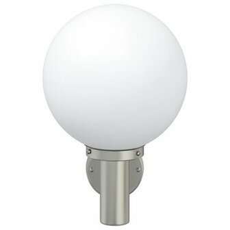 Buiten Wandlamp Zilver RVS IP44 2