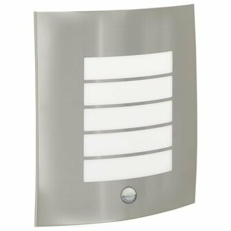 Buiten Wandlamp met Sensor 2 stuks Zilver Roestvrijstaal IP44 2