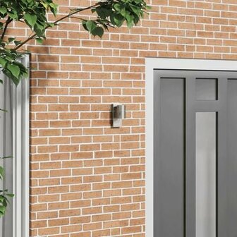 Buiten Wandlamp Zilver Roestvrijstaal IP44 1