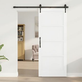 Binnendeur &amp;apos;ORKDAL&amp;apos;Wit 83x202x4 cm Massief Houten Grenen 1