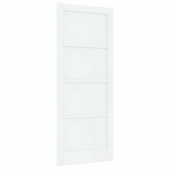 Binnendeur &amp;apos;ORKDAL&amp;apos;Wit 86x211x4 cm Massief Houten Den 2