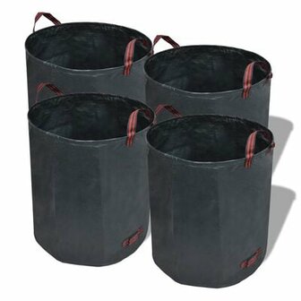 Tuinafvalzak Donkergroen 4 stuks 120 L 150 g/m&sup2; 2