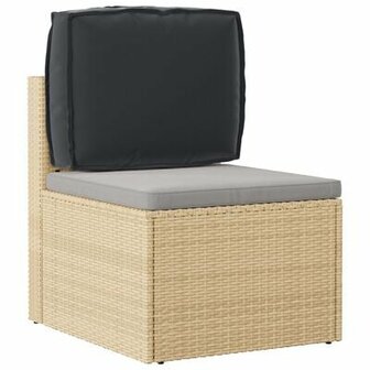 Palletkussen voor Rugleuning Zwart 50x40x12 cm Oxford Stof 1
