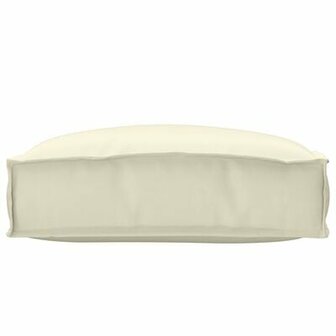 Palletkussen voor Zitplaats Cr&egrave;me 50x50x12 cm Oxford Stof 1