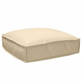 Palletkussen voor Zitting Beige 50x50x12 cm Oxford Stof 2